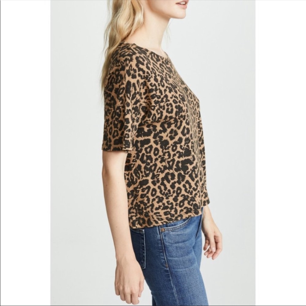 LNA Leopard Boxy Cut T Small - Picture 3 of 4